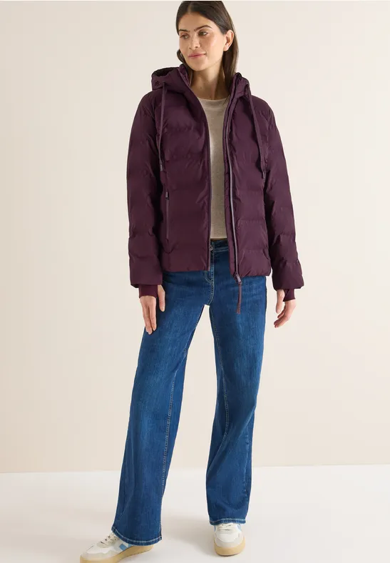 Cecil Damen Jacke mit moderner Steppung in Rot, Gr: L