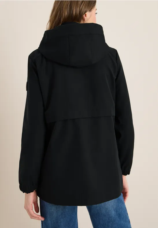 Cecil Damen Kurze Trench Jacke in Schwarz, Gr: XS