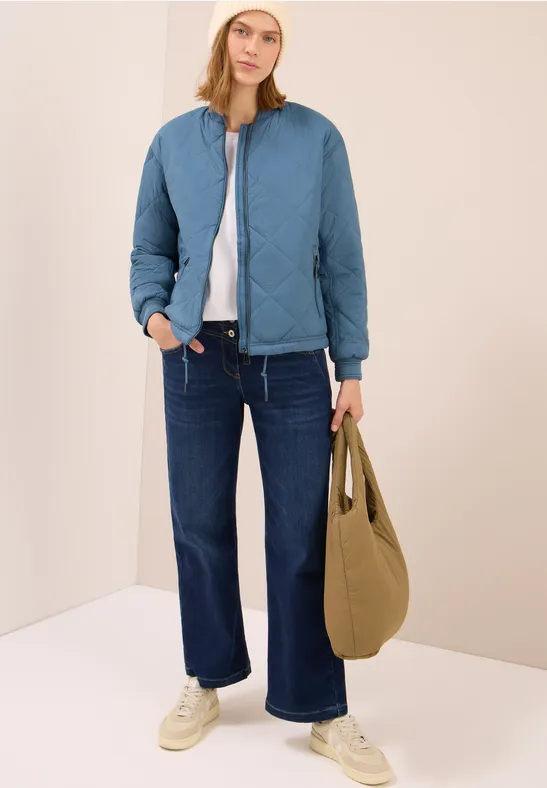 Cecil Damen Blouson mit Steppmuster in Blau, Gr: M