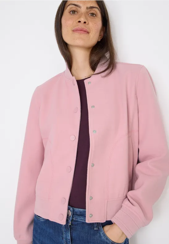Cecil Damen Blouson in Wolloptik in Rosa, Gr: XL