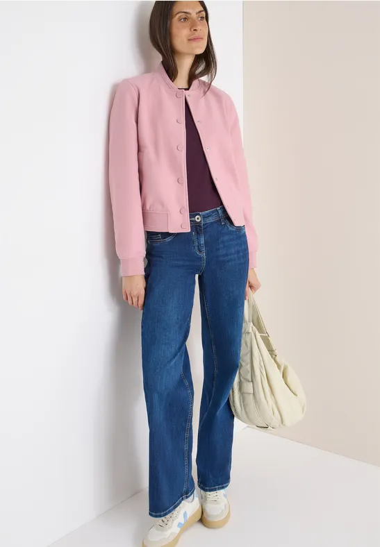 Cecil Damen Blouson in Wolloptik in Rosa, Gr: XL