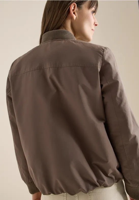 Cecil Damen Sportiver Blouson in Braun, Gr: L