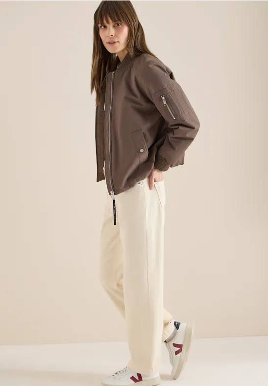 Cecil Damen Sportiver Blouson in Braun, Gr: L