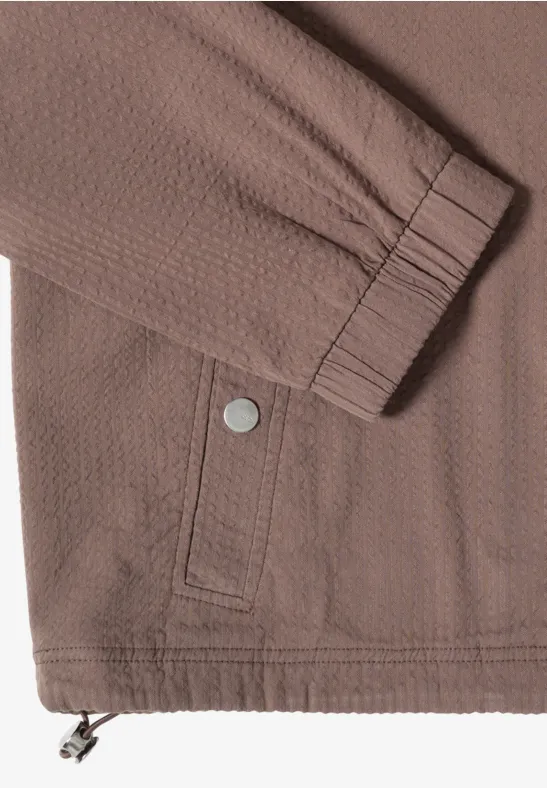 Cecil Damen Blouson in Seersuckerqualität mit Zipper in Beige, Gr: L