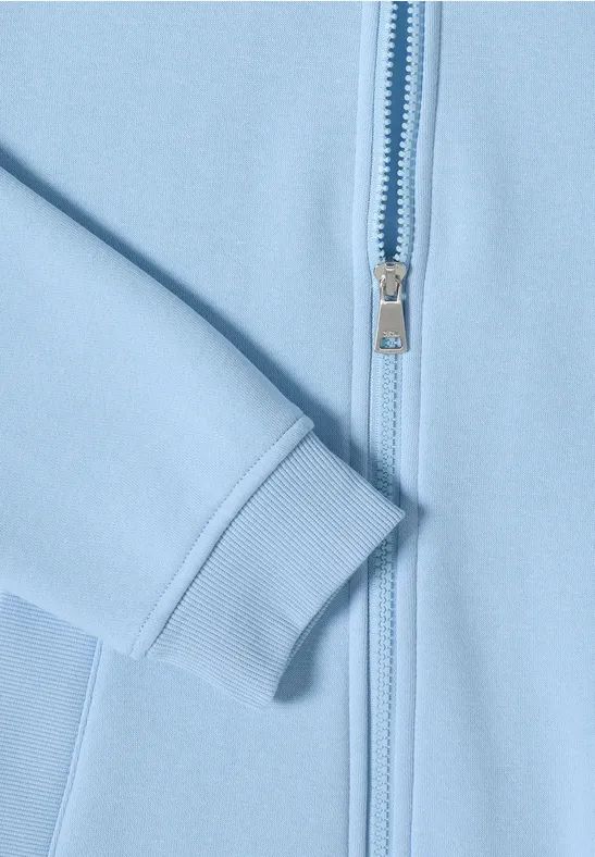 Cecil Damen Hoodie Jacke in Blau, Gr: M