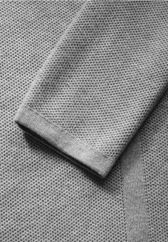 Cecil Damen Schimmernder Pullover in Grau, Gr: M