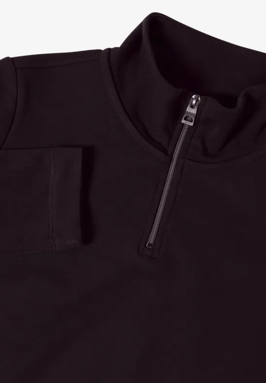 Cecil Damen Sweatshirt mit Zipper in Rot, Gr: XXL