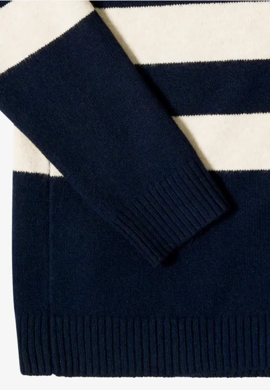 Cecil Damen Softer Rollkragenpullover in Blau, Gr: M