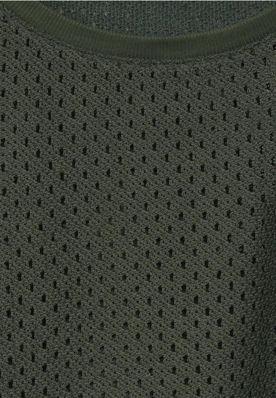 Cecil Damen Ajour T-Shirt in Grün, Gr: XXL