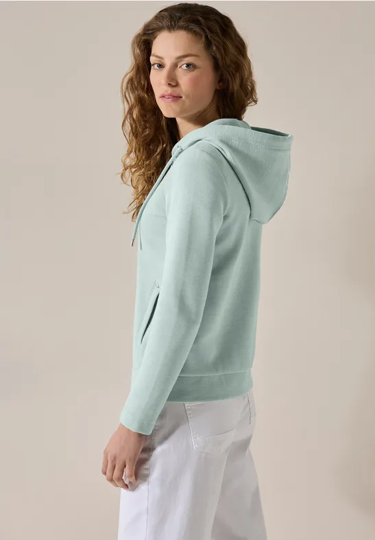 Cecil Damen Two-Tone Kapuzenjacke in Grün, Gr: L