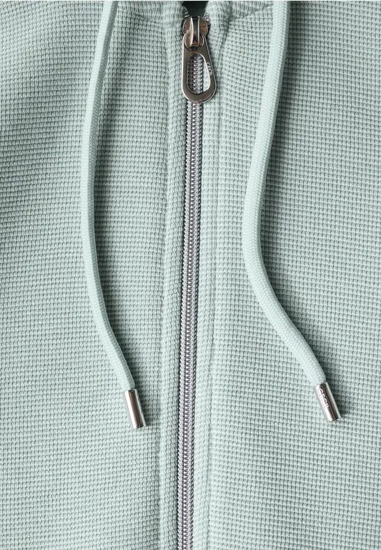 Cecil Damen Two-Tone Kapuzenjacke in Grün, Gr: L
