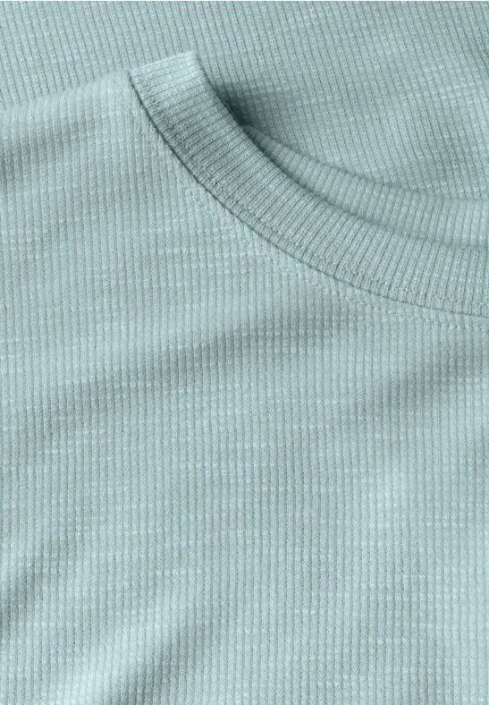Cecil Damen Softes Strukturshirt in Grün, Gr: M