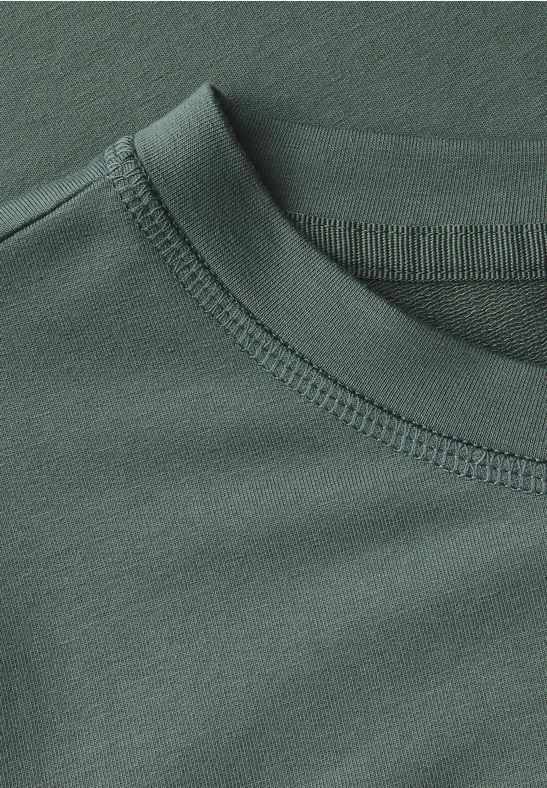 Cecil Damen Softes Shirt mit Folienprint in Grün, Gr: XL