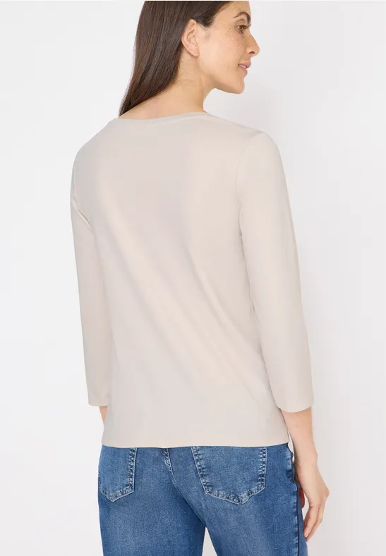 Cecil Damen Basic Shirt in Grau, Gr: M