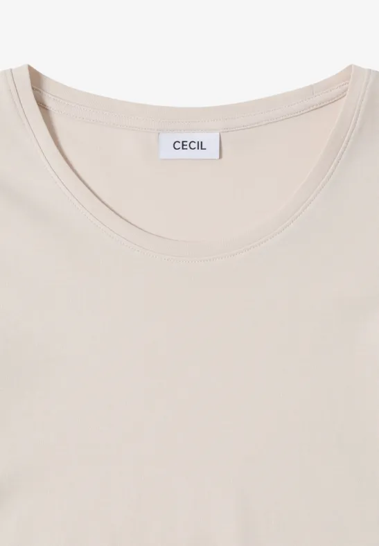 Cecil Damen Basic Shirt in Grau, Gr: M