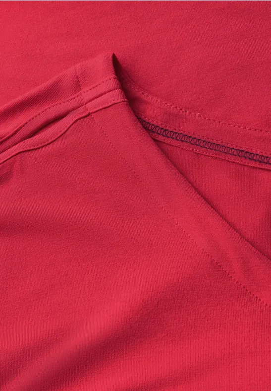 Cecil Damen Shirt mit Cut-Out Details in Rot, Gr: S