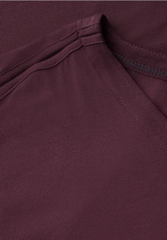 Cecil Damen Shirt mit Cut-Out Details in Rot, Gr: XXL
