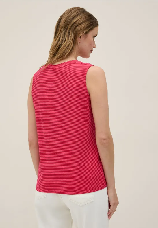 Cecil Damen Gestreiftes Top in Rot, Gr: L