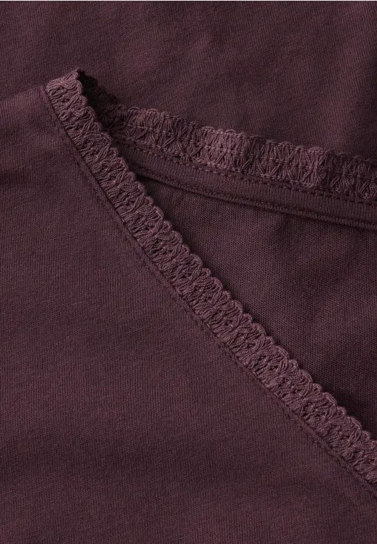 Cecil Damen Shirt mit Tapedetail in Rot, Gr: XS
