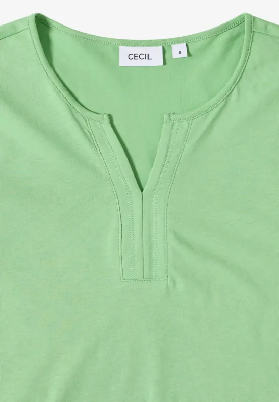 Cecil Damen Shirt im Tunika-Look in Grün, Gr: XL