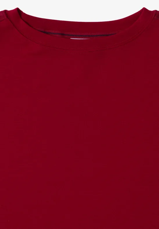 Cecil Damen Shirt mit Gallonstreifen in Rot, Gr: S