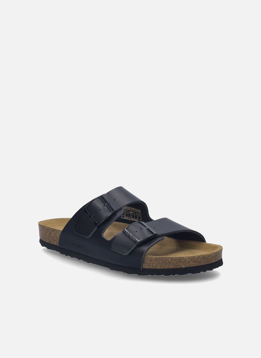 Doppelriemen-Sandalen mit Korkfußbett