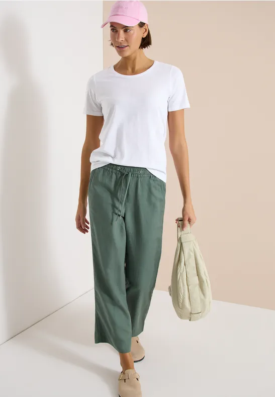 Cecil Damen Basic T-Shirt mit Rundhals im 2er-Pack in Multicolour, Gr: 3XL