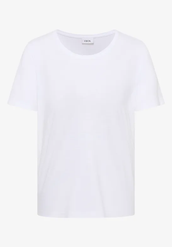 Cecil Damen Basic T-Shirt mit Rundhals im 2er-Pack in Multicolour, Gr: 3XL