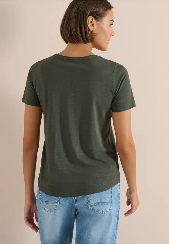 Cecil Damen Basic T-Shirt mit Rundhals im 2er-Pack in Multicolour, Gr: 3XL