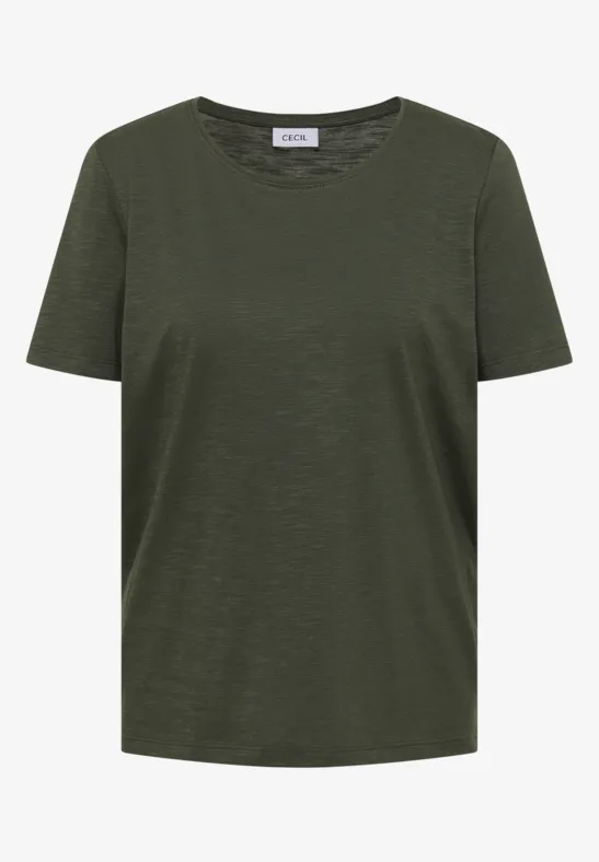 Cecil Damen Basic T-Shirt mit Rundhals im 2er-Pack in Multicolour, Gr: 3XL