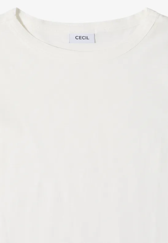 Cecil Damen T-Shirts mit Streifen im 2er-Pack in Multicolour|Beige|Weiß, Gr: 3XL