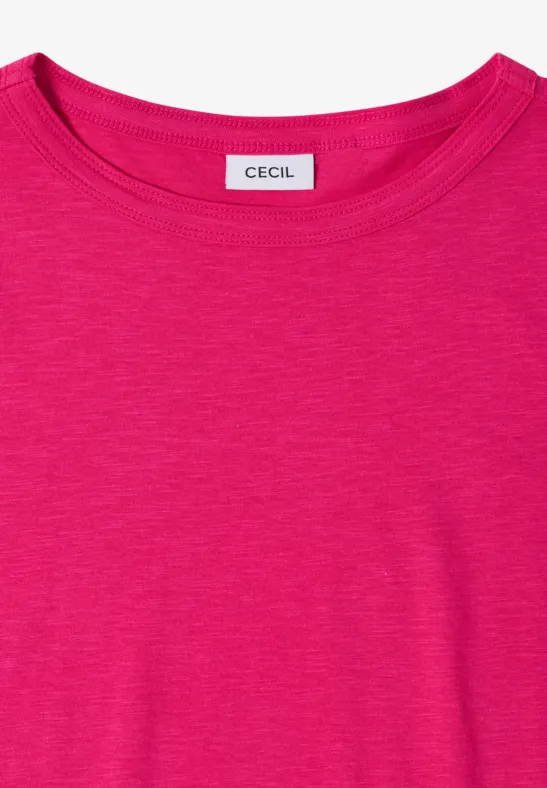 Cecil Damen T-Shirts mit Streifen im 2er-Pack in Pink|Multicolour|Weiß, Gr: 3XL
