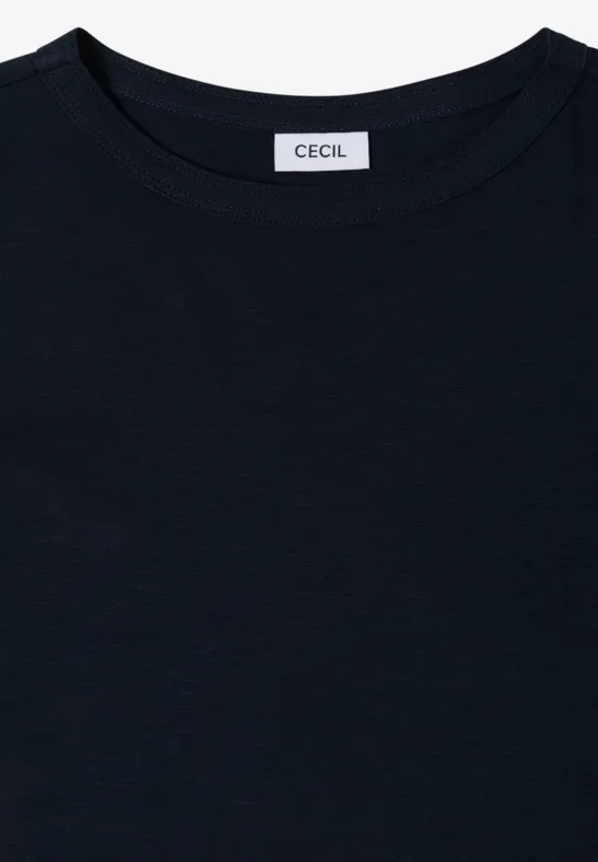 Cecil Damen T-Shirts mit Streifen im 2er-Pack in Multicolour|Weiß|Blau, Gr: 3XL