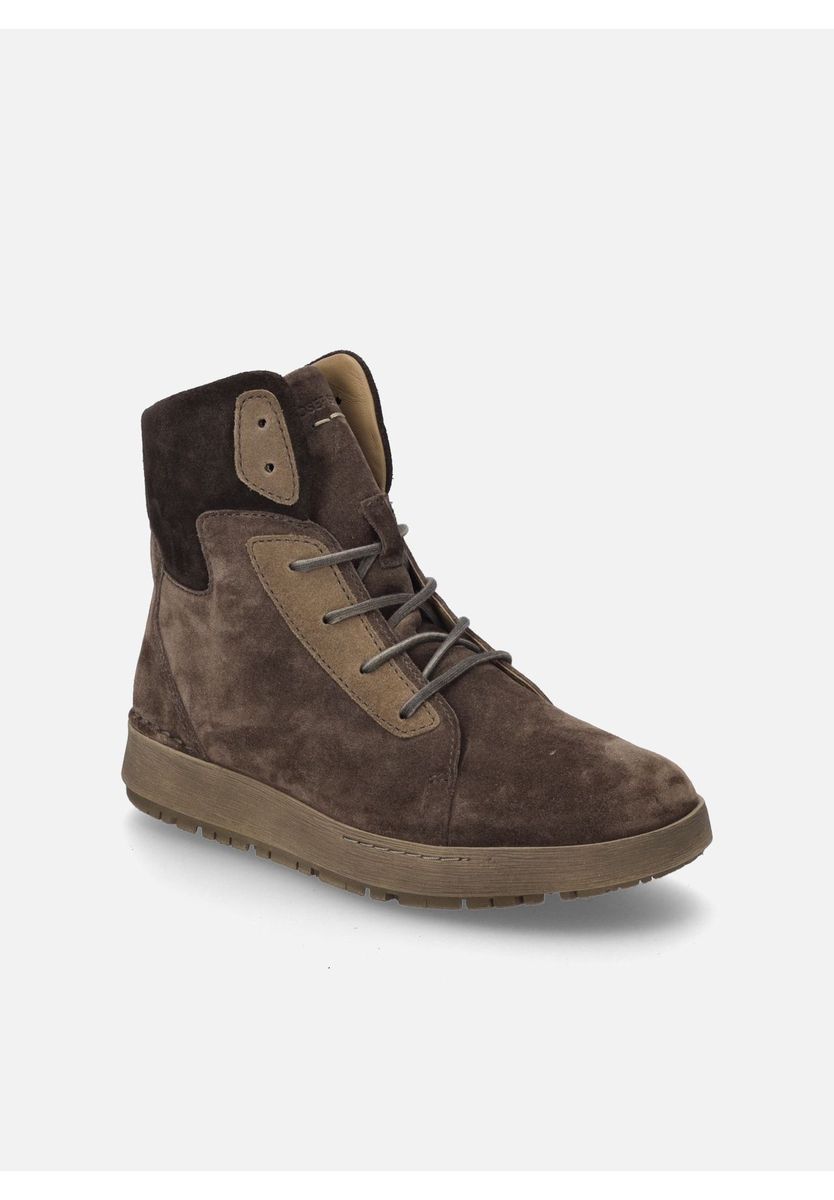 Stiefeletten aus Wildleder mit Schnürung