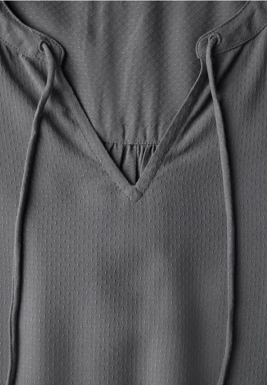 Cecil Damen Tunika in Unifarbe in Grau, Gr: XS