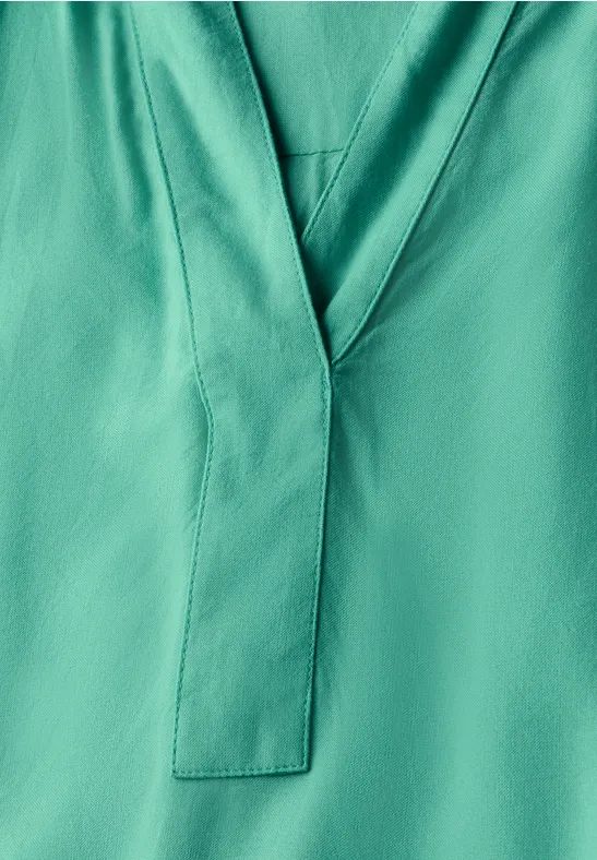 Cecil Damen Bluse in Unifarbe in Grün, Gr: XL