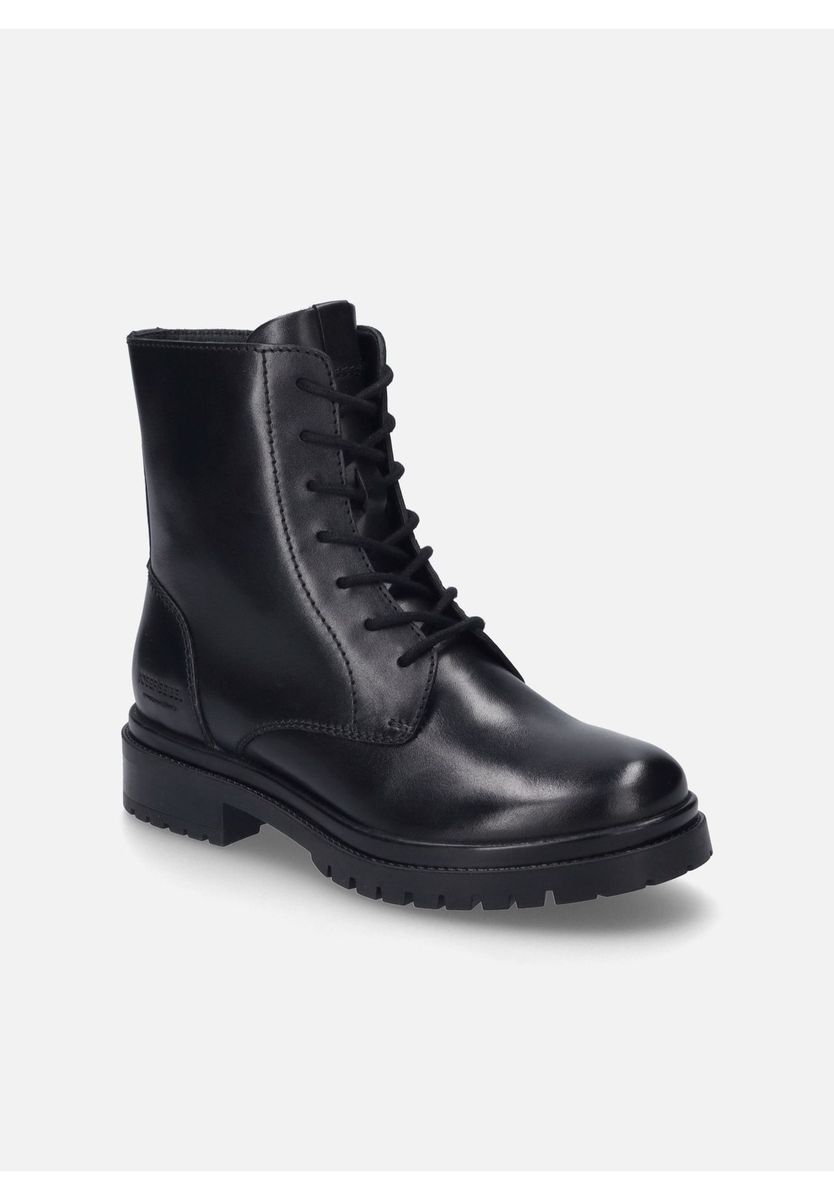 Damen Schnür-Leder-Stiefelette