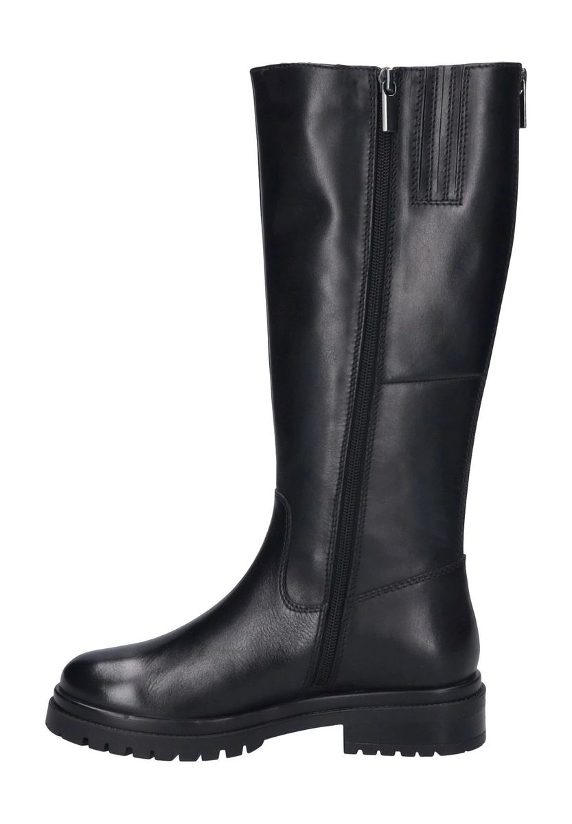 Elegante Leder Kniehohe Stiefel