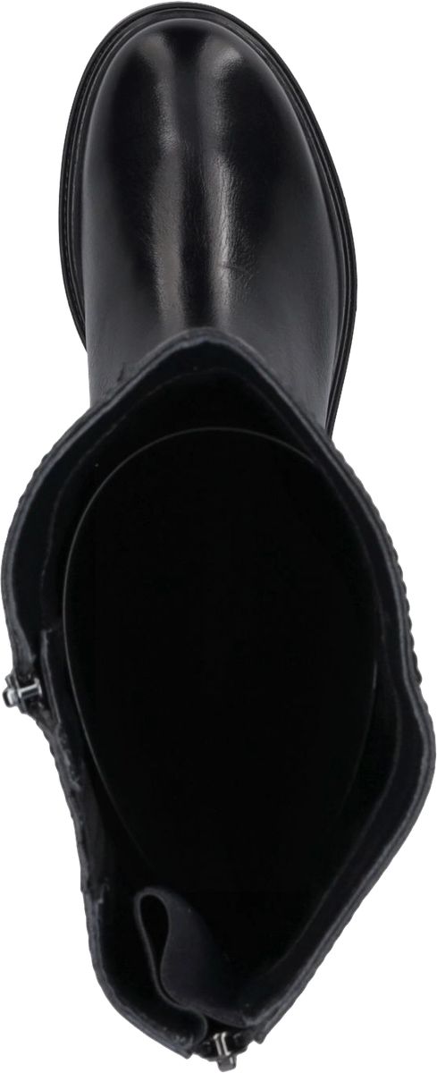 Elegante Leder Kniehohe Stiefel