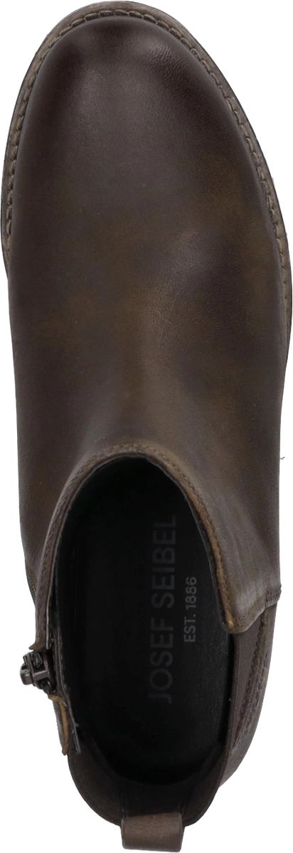 Chelsea-Stiefeletten aus Leder mit Reißverschluss