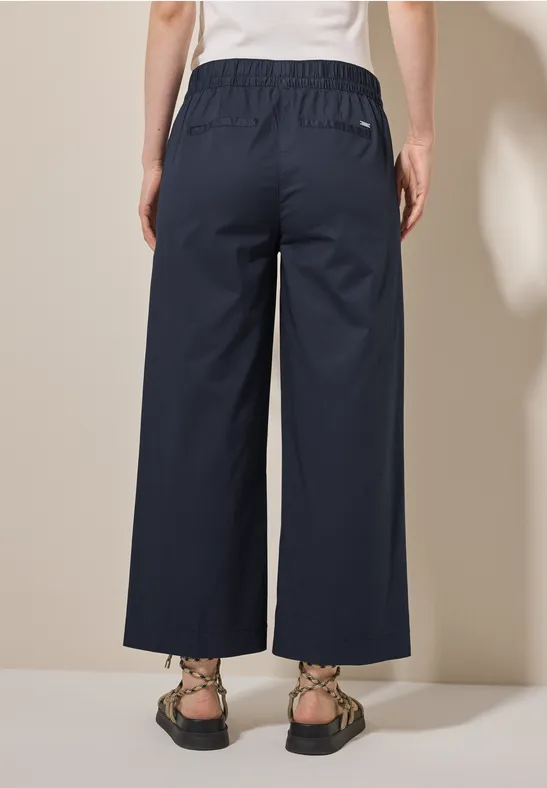 Cecil Damen Hose im Loose Fit in Blau, Gr: XS