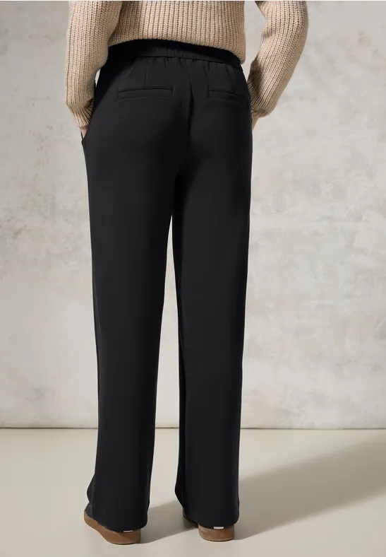 Cecil Damen Silk Touch Hose in Schwarz, Gr: XXL
