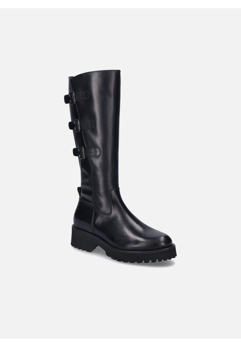Leder Kniehoher Reitstiefel