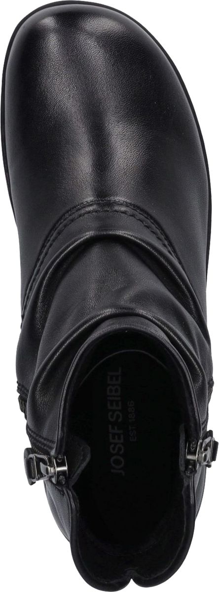 Damen Leder Stiefeletten mit Reißverschluss
