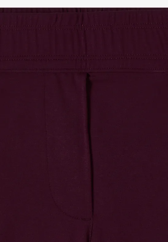 Cecil Damen Mid Waist Slim Leg Hose im Casual Fit in Rot, Gr: XXL
