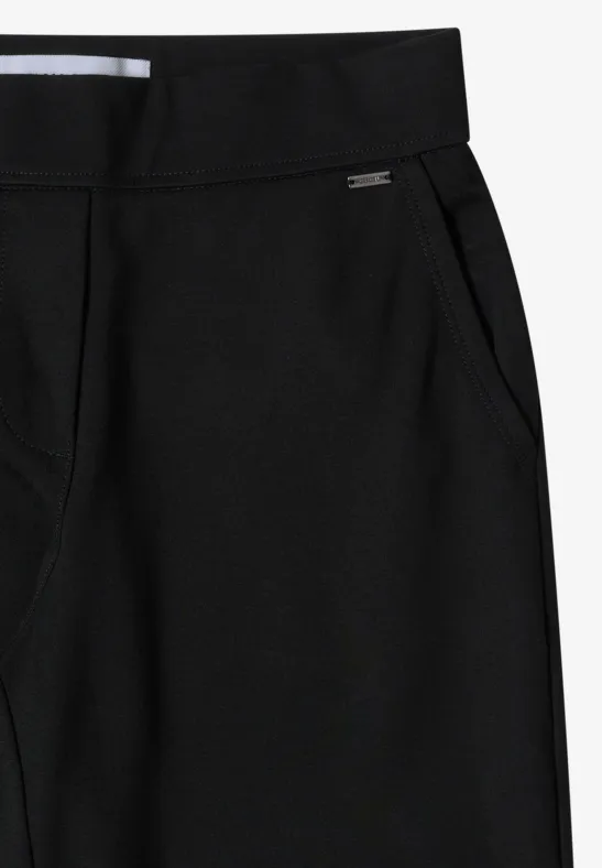 Cecil Damen Straight Leg Hose in Schwarz, Gr: XXL