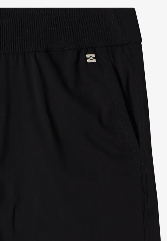 Cecil Damen High Waist Wide Leg Hose im Loose Fit in Schwarz, Gr: XXL