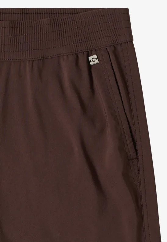 Cecil Damen High Waist Wide Leg Hose im Loose Fit in Braun, Gr: XXL