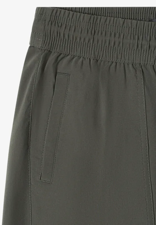 Cecil Damen Straight Leg Shorts im Loose Fit in Grün, Gr: L