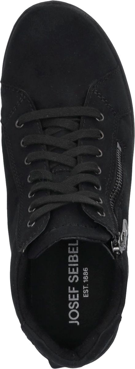 Bequemer schwarzer Schnürstiefelette